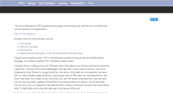 Desktop Screenshot of phpdelusions.net